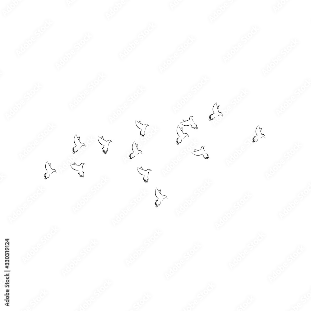 Fototapeta premium pigeon logo