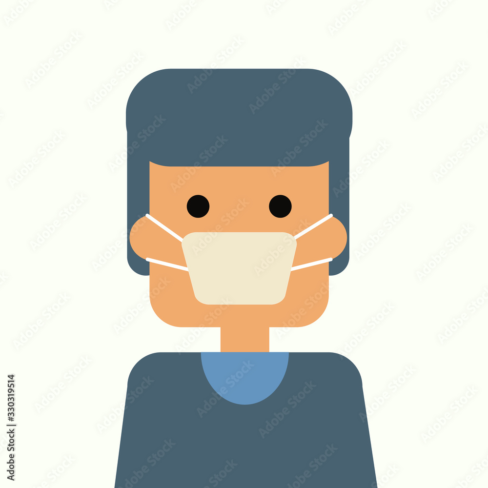 man with mask ,Coronavirus protect concept vector eps.10 man with mask ,Coronavirus protect concept vector eps.10