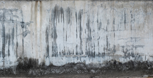 Fototapeta Naklejka Na Ścianę i Meble -  Old dirt concrete solid wall texture