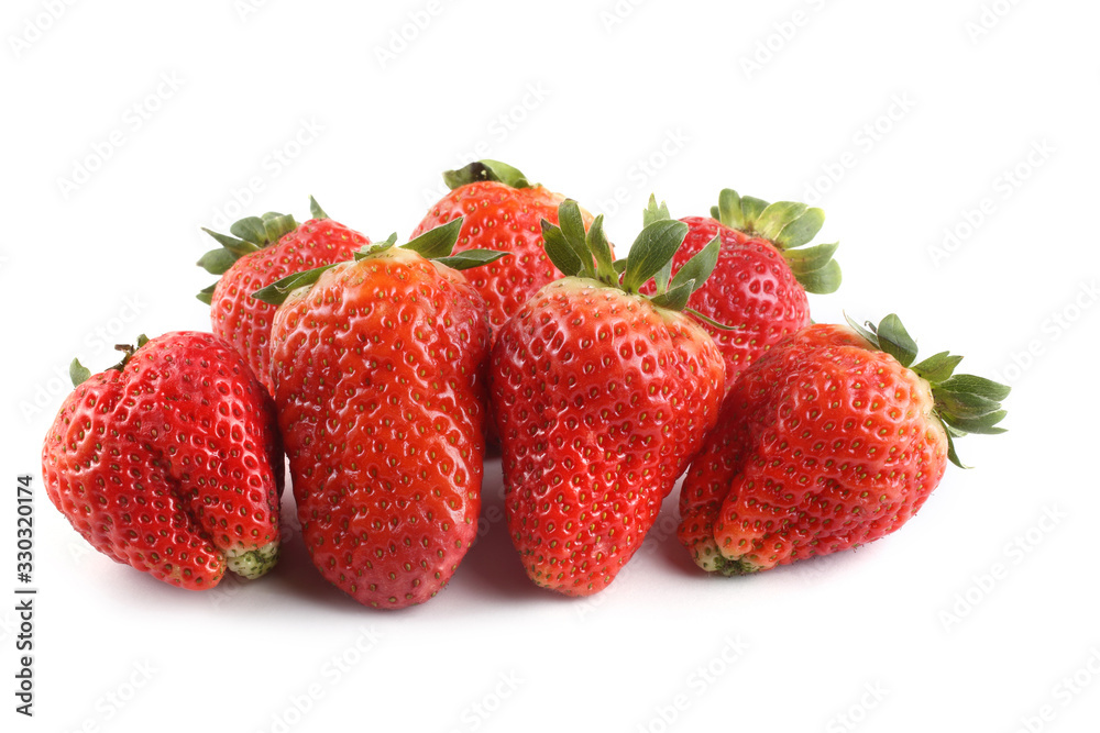 Strawberries isolated on white background Strawberries isolated on white background
