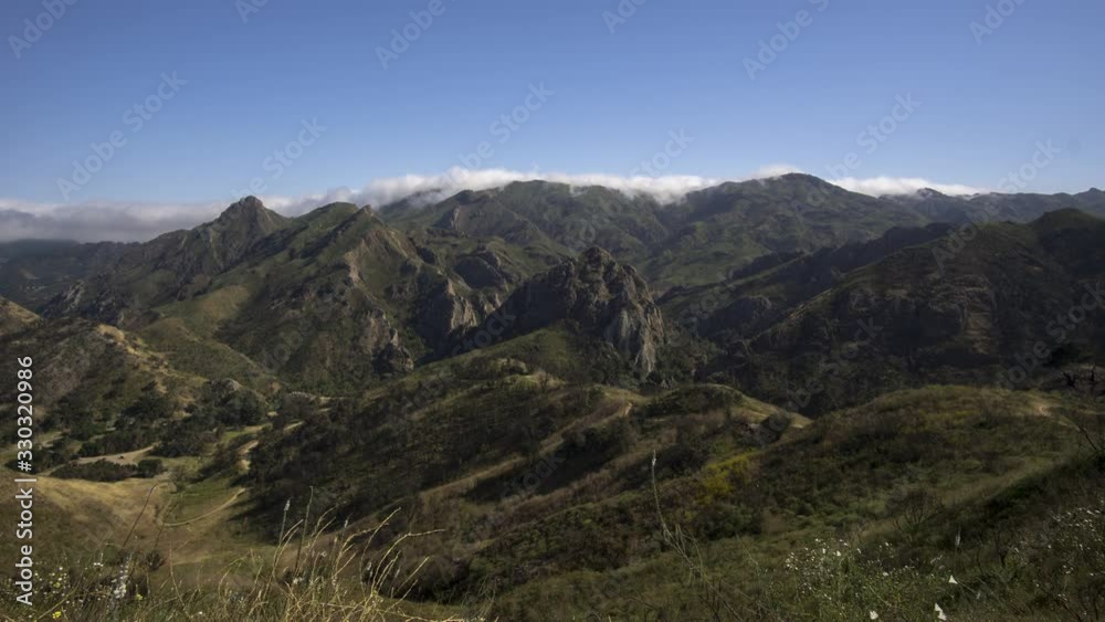 Scenic Mountain Time Lapse with Clouds Scenic Mountain Time Lapse with Clouds
