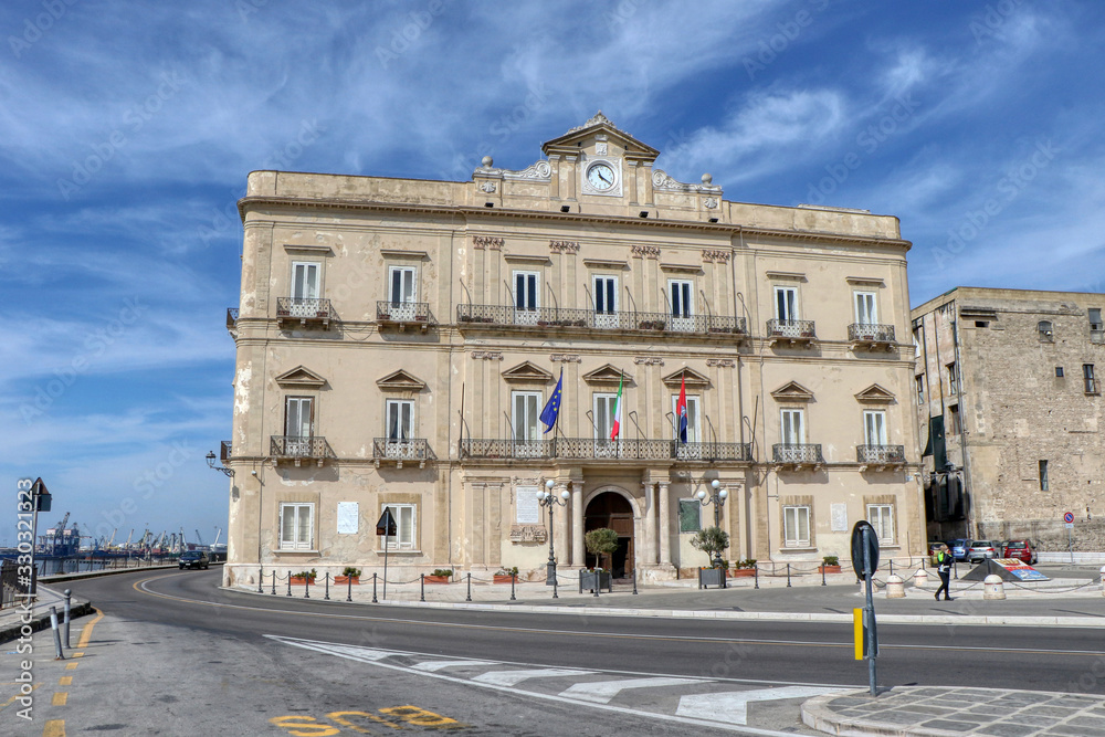 Palazzo di Città, the town hall of the city of Taranto, Puglia, Italy