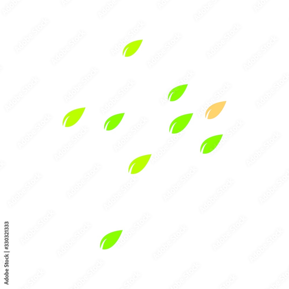 leaf background logo