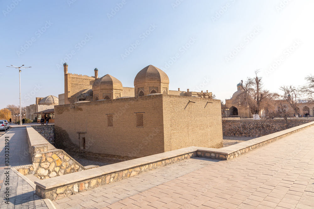 Remains of caravanserais and bath house, Bukhara city, Uzbekistan