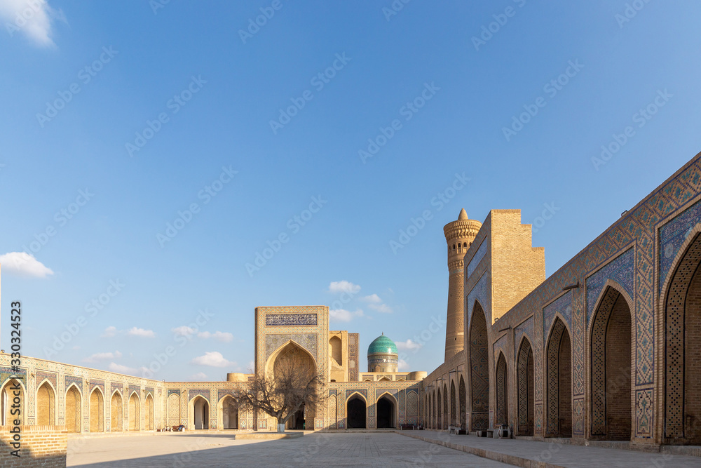Kalyan mosque, POI Kalyan architectural complex, Bukhara city, Uzbekistan.