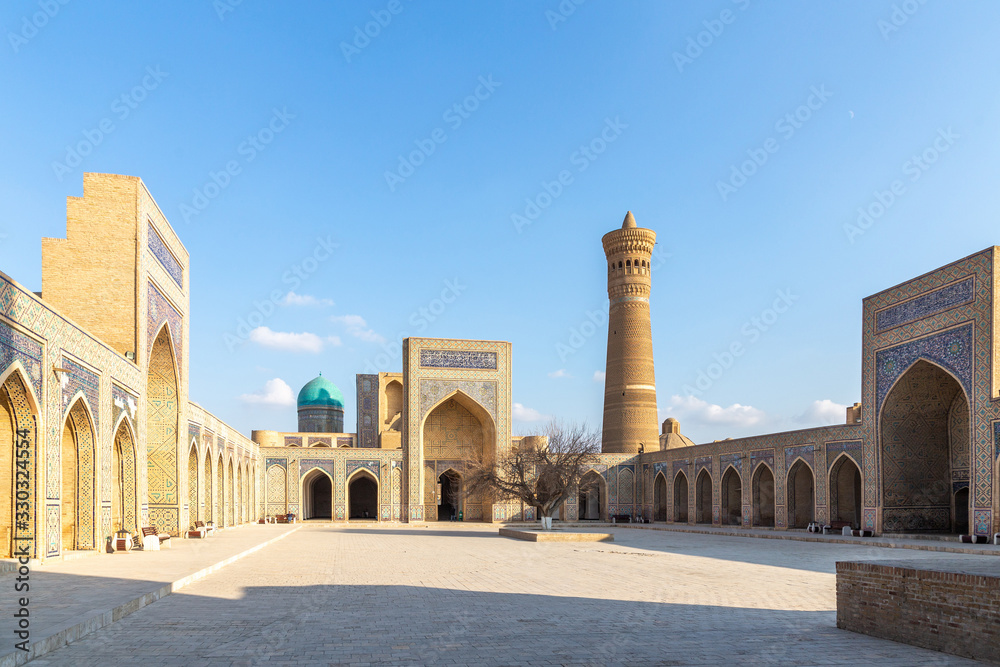 Kalyan mosque, POI Kalyan architectural complex, Bukhara city, Uzbekistan.