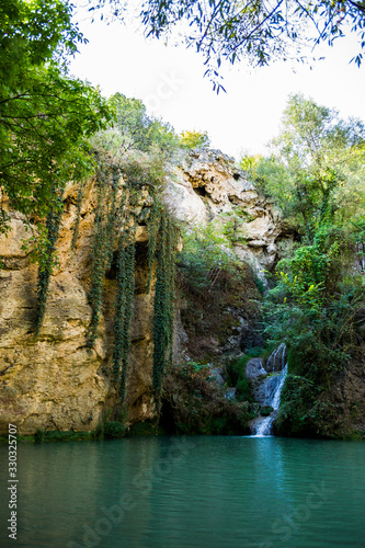 Kaya Bunar waterfall in Bulgaria  near Veliko Tarnovo.