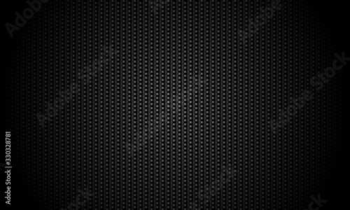  black Carbon fiber Geometric grid background. Modern dark abstract vector texture