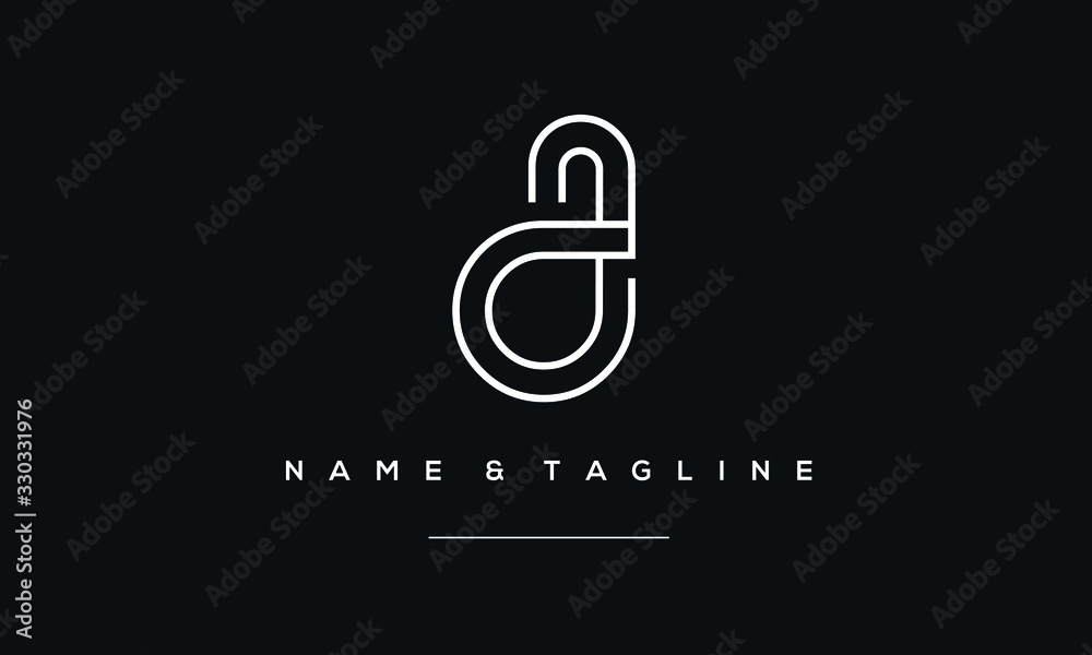 alphabet letters icon logo D alphabet letters icon logo D
