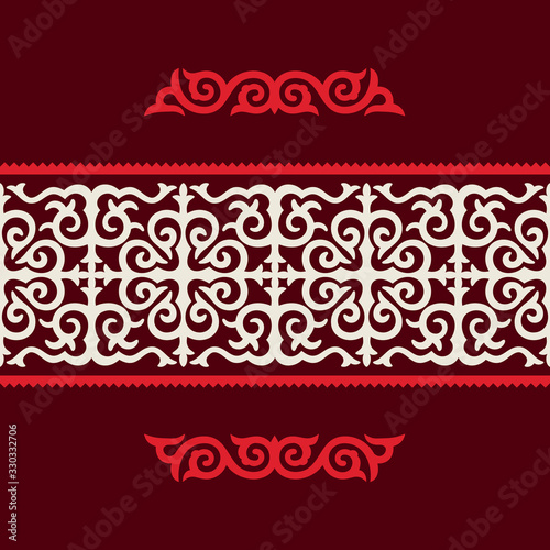 Traditional ornament of middle Asia