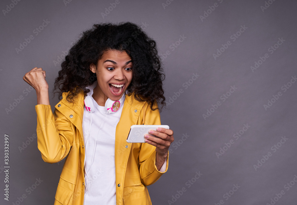 Cheerful smiling young happy african lady. Cheerful smiling young happy african lady.