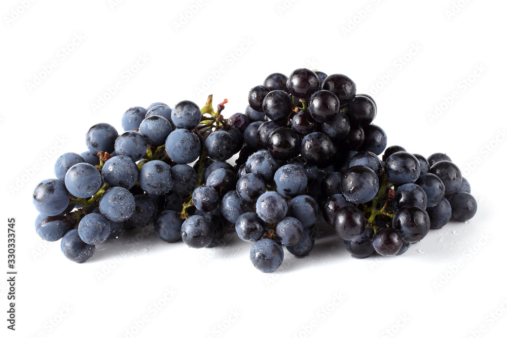 Wine grape isolated on white Wine grape isolated on white