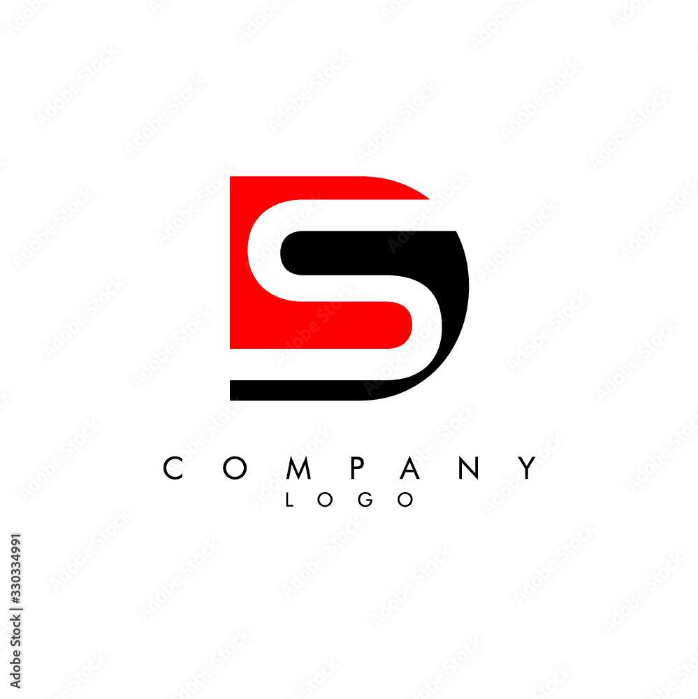 Letters ds, sd Company logo design icon vector Letters ds, sd Company logo design icon vector