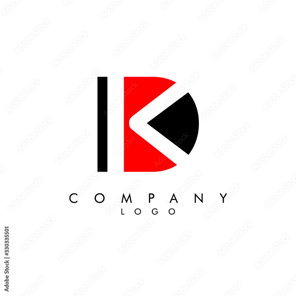 Letters dk, kd Company logo design icon vector Letters dk, kd Company logo design icon vector
