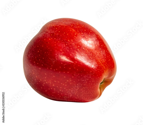 Red apple isolated on a white background