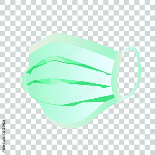 respiratory medical respiratory mask. Hospital or environmental pollution protects face masking.