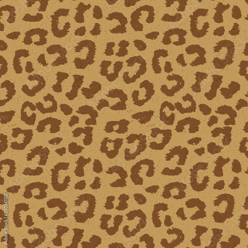Leopard seamless animal skin repeat print pattern with textures