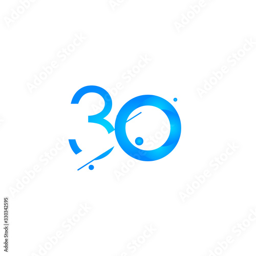 30 Anniversary Celebration Gradient Blue Number Vector Template Design Illustration Free Download 30 Anniversary Celebration Gradient Blue Number Vector Template Design Illustration - GFXLoad