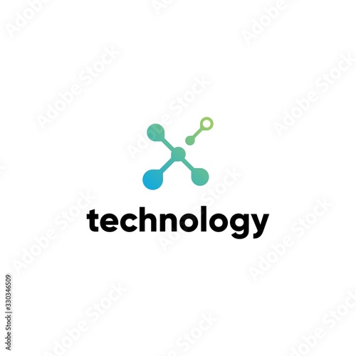 biotech logo design vector