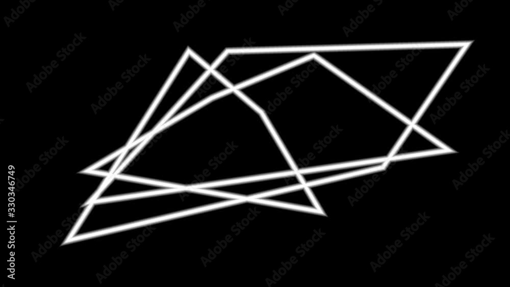Abstract CGI motion background with randomly animated metallic lines on ...