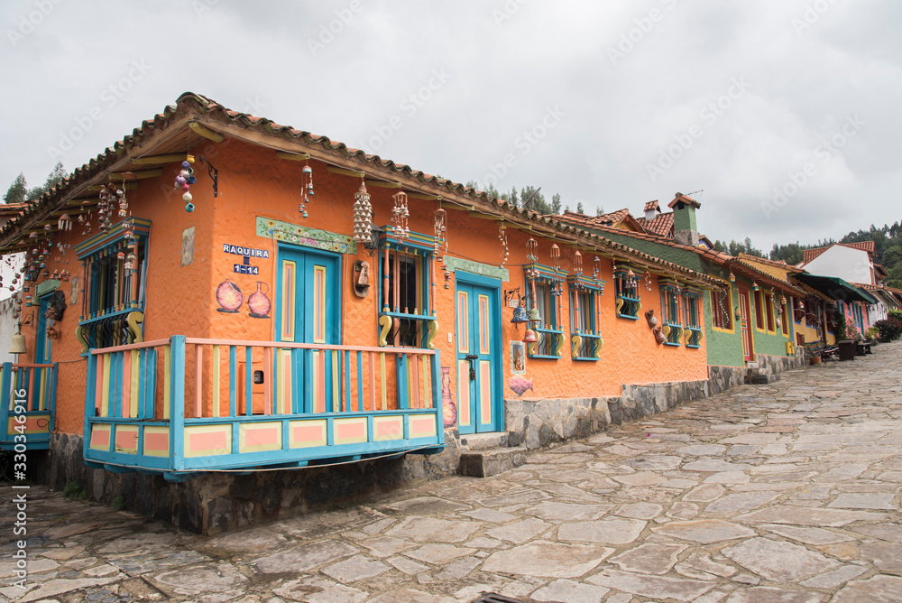 Pueblito Boyacense, a picturesque Colombian tourist spot