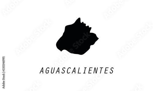 Aguascalientes outline map Italy region state country