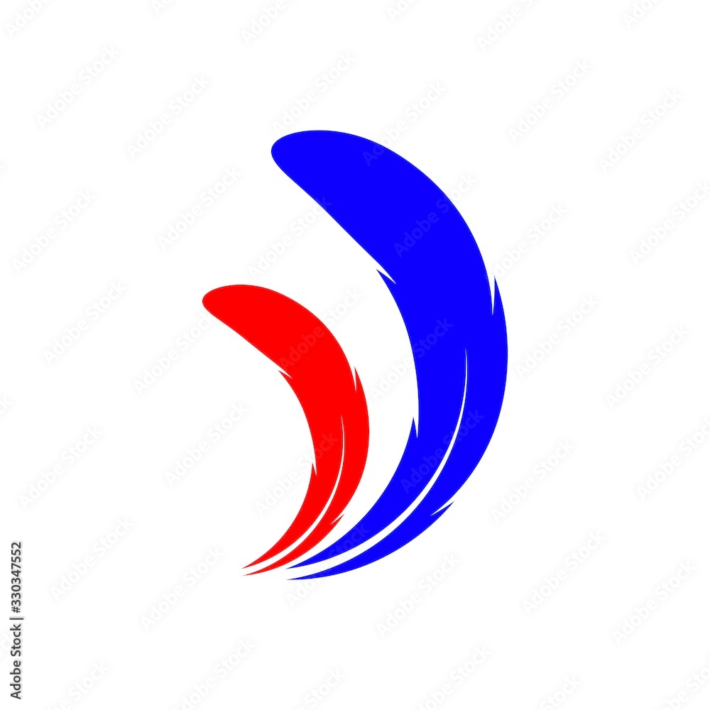 Naklejka premium quill logo