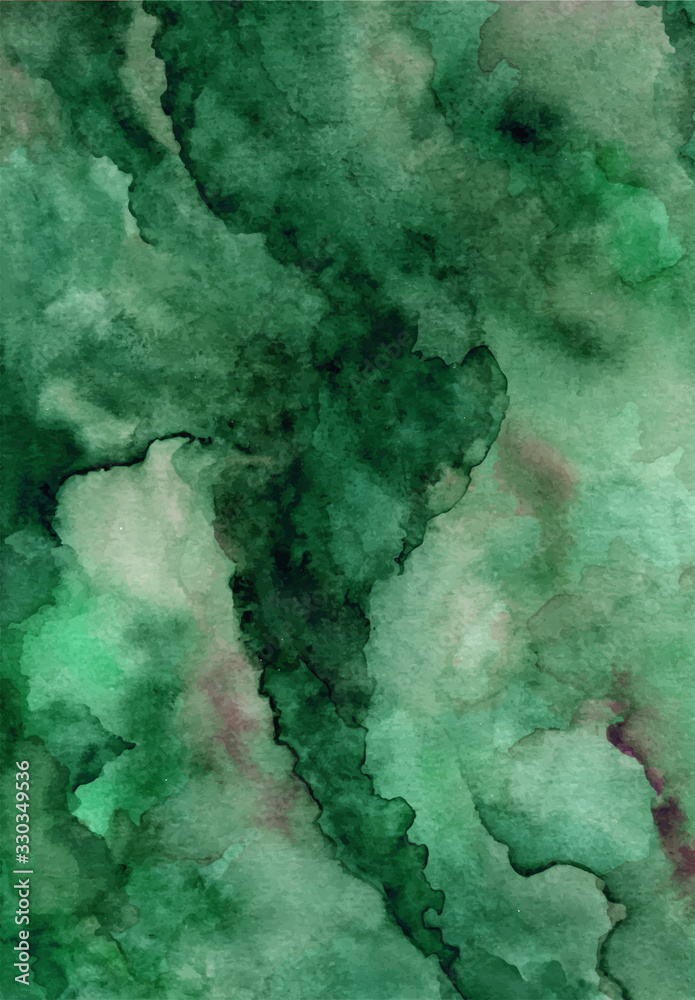 dark green abstract watercolor texture background