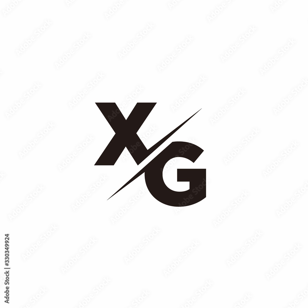 Logo Monogram Slash concept with Modern designs template letter XG Logo Monogram Slash concept with Modern designs template letter XG