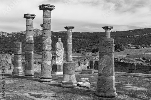 Roman ruins of Baelo Claudia, located near Tarifa. Cadiz Spain. photo