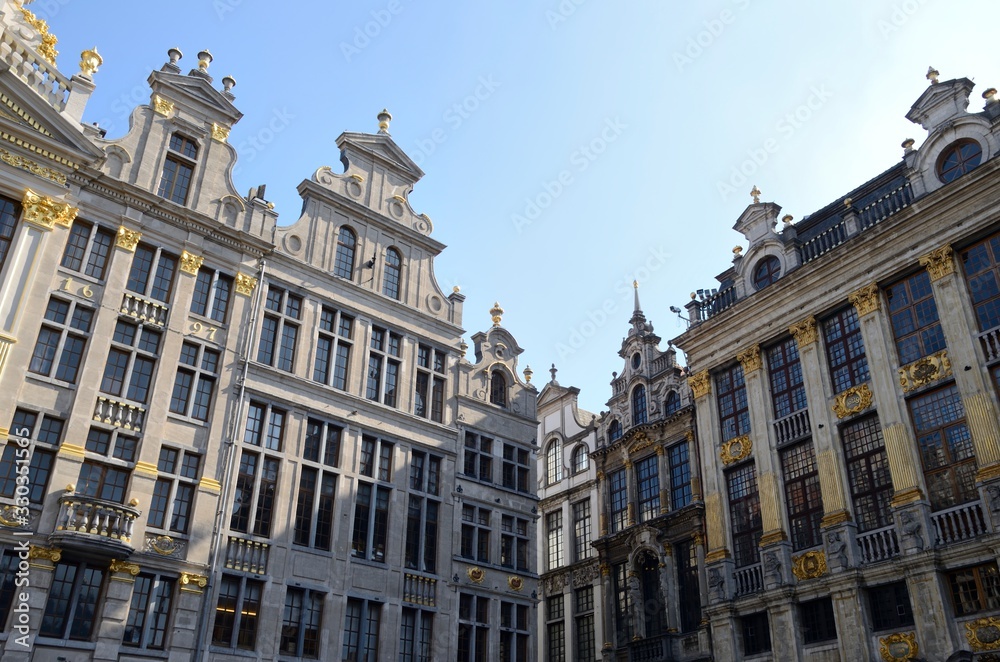 Historic corner in Brussels, Belgium