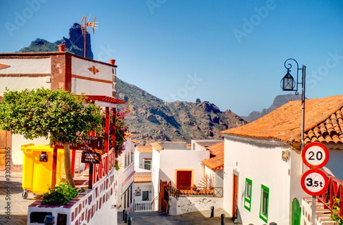 Village of Tejeda  Grand Canary Island  Spain