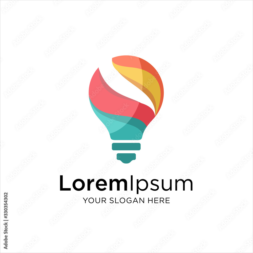 Bulb Logo Design Colorful. Creative light bulb logo ideas. Smart bulb tech logo icon, Modern icon vector graphic, Bulb digital logo technology Idea Bulb Logo Design Colorful. Creative light bulb logo ideas. Smart bulb tech logo icon, Modern icon vector graphic, Bulb digital logo technology Idea