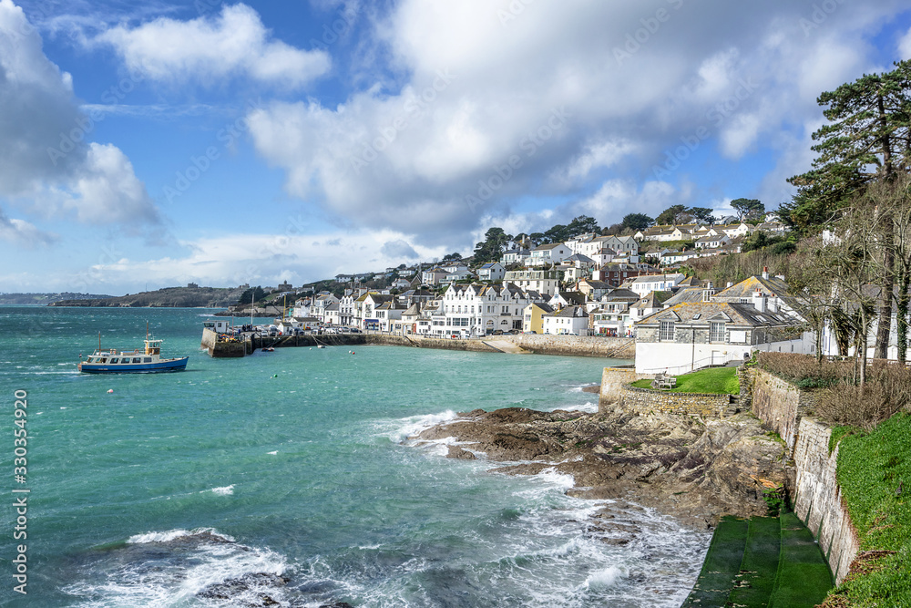 Fototapeta premium St Mawes on the Roseland Peninsula Cornwall England