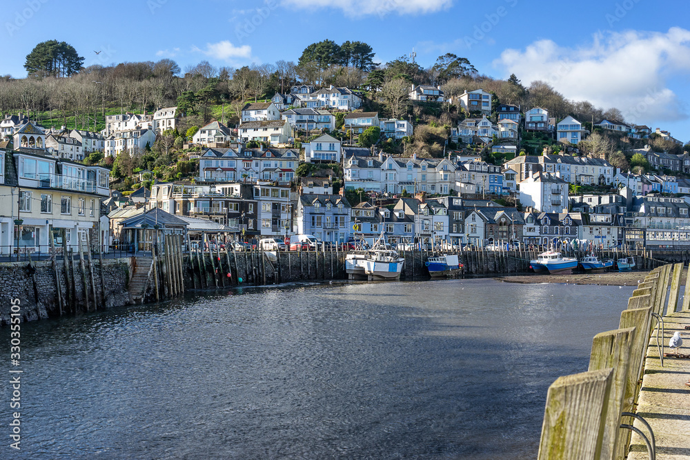 Looe the small fishing village in Cornwall England