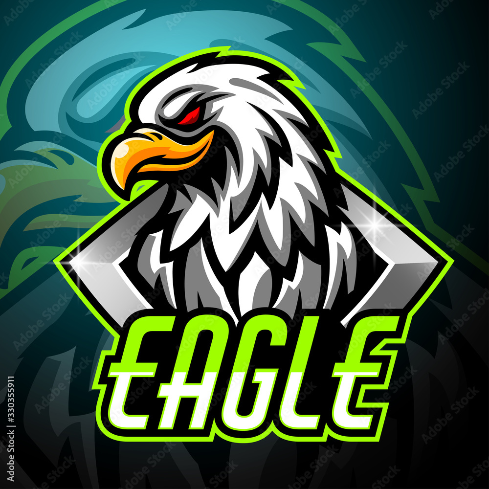 Eagle mascot sport esport logo design Stock Vector | Adobe Stock