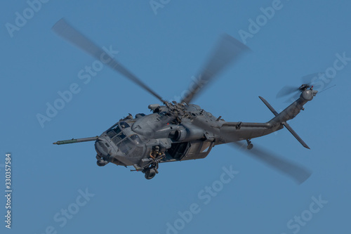 Canvas-taulu UH-60 Black Hawk Black Hawk helicopter in flight
