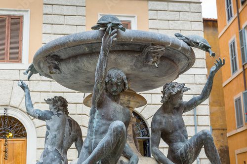 The Turtle Fountain, in Rome, Italy