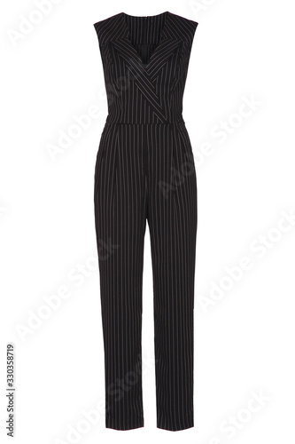 Bilde på lerret Women's elegant jumpsuit solated on white background