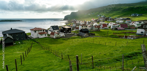 Village of Sumba on Suðuroy (Suderoy) in the Faroe Islands photo