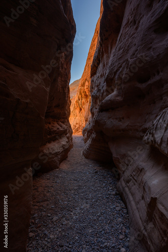Blue Sky At the End of Slot Canyon