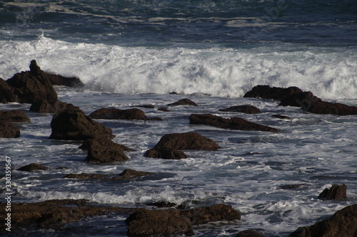 View of the shore in San Sebastian