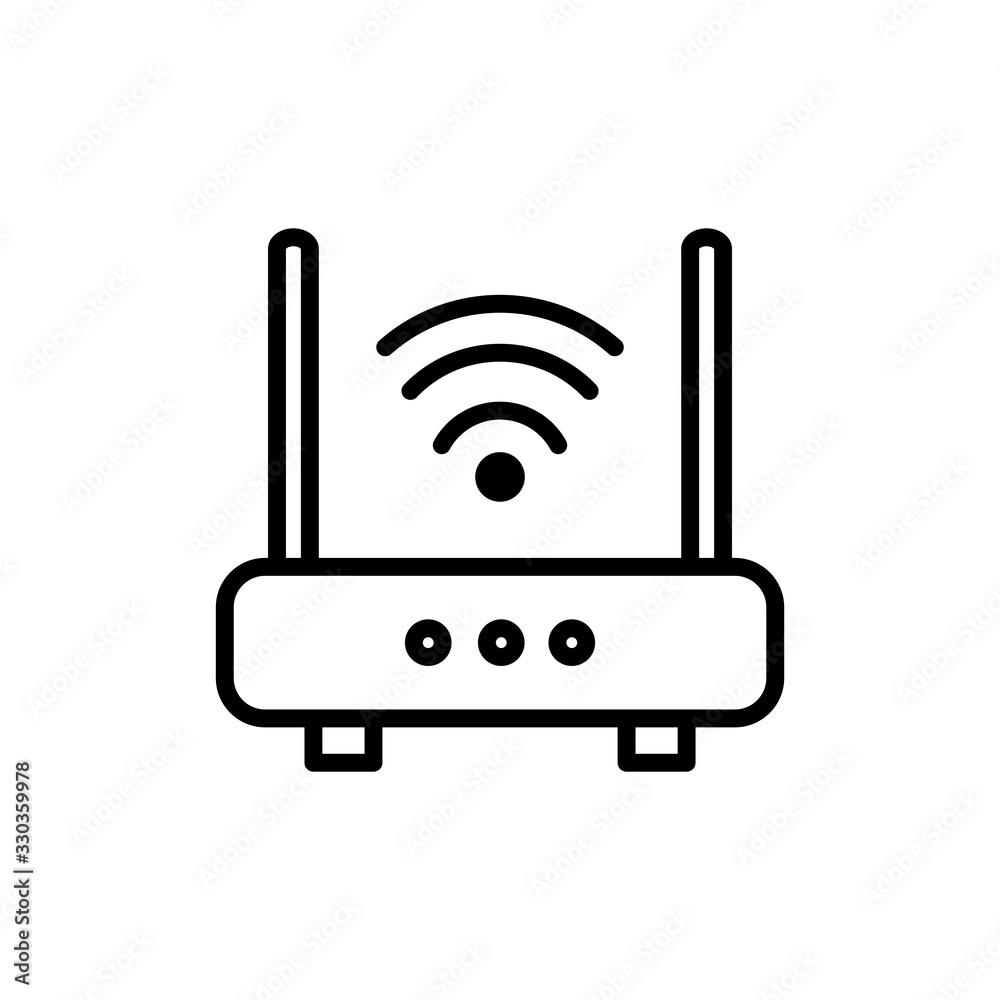 router icon vector template router icon vector template