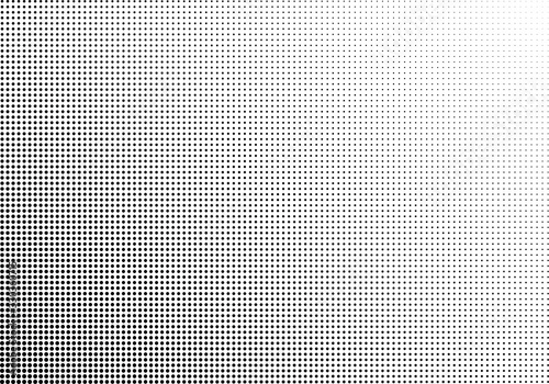 Wallpaper Mural Abstract halftone dotted background. Monochrome pattern with dot and circles.  Vector modern futuristic texture for posters, sites, business cards, postcards, interior design, labels and stickers. Torontodigital.ca