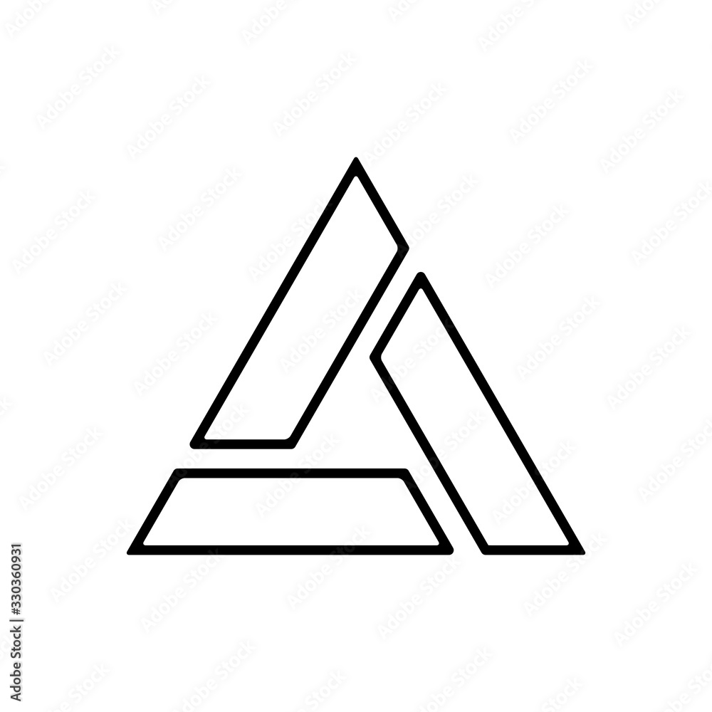 trinity icon design vector template trinity icon design vector template