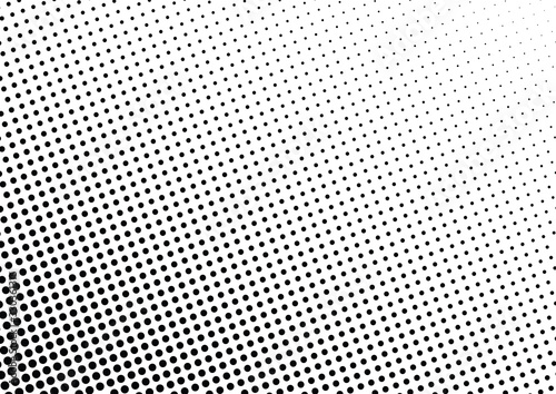 Abstract halftone dotted background. Futuristic grunge pattern, dot and circles. Vector modern optical pop art texture for posters, sites, business cards, cover, postcards, labels, stickers layout.