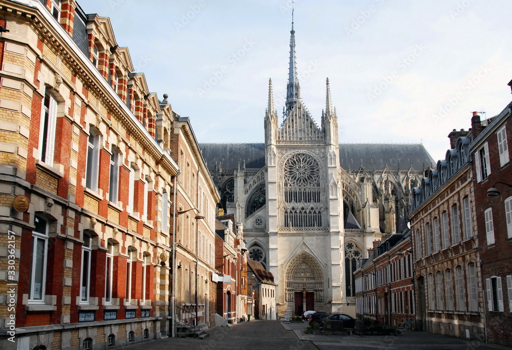 Fototapeta premium Ville d' Amiens, département de la Somme, France