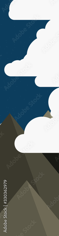Mountains Panorame Abstract Random Placed Generative Art background illustration Mountains Panorame Abstract Random Placed Generative Art background illustration
