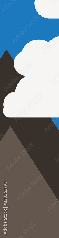Mountains Panorame Abstract Random Placed Generative Art background illustration Mountains Panorame Abstract Random Placed Generative Art background illustration