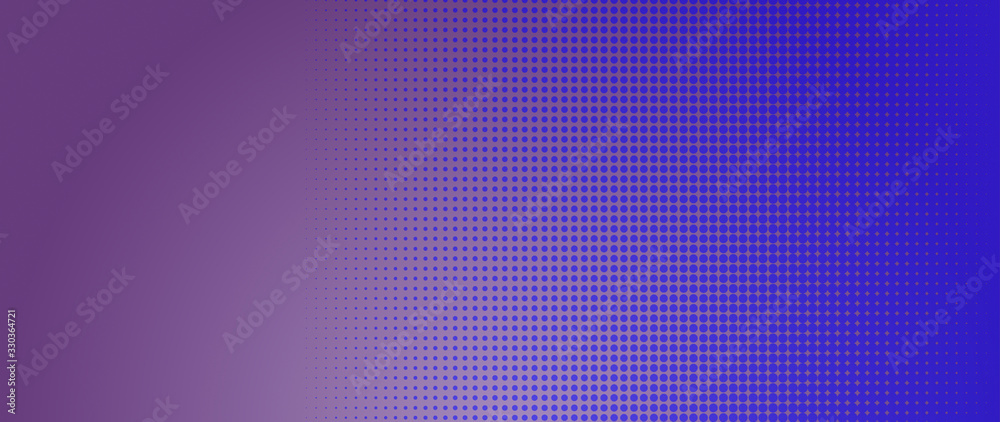 Colorful halftone abstract banner illustration